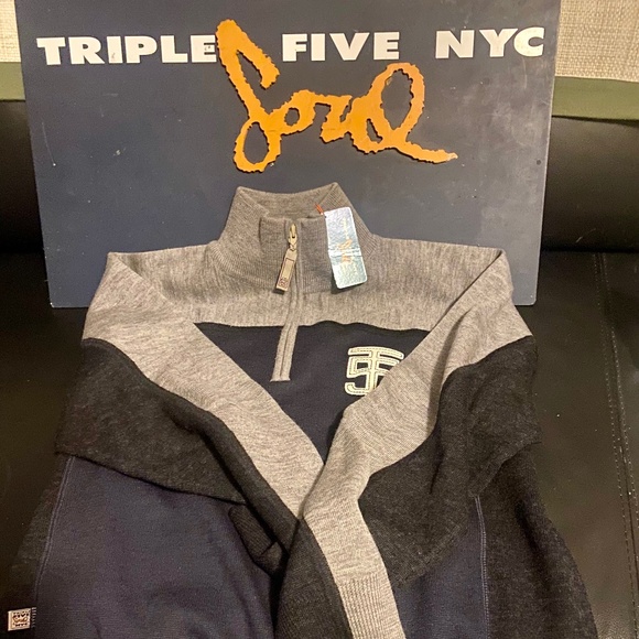 TRIPLE FIVE SOUL Vintage Sweater Top SZ XL - Picture 4 of 14